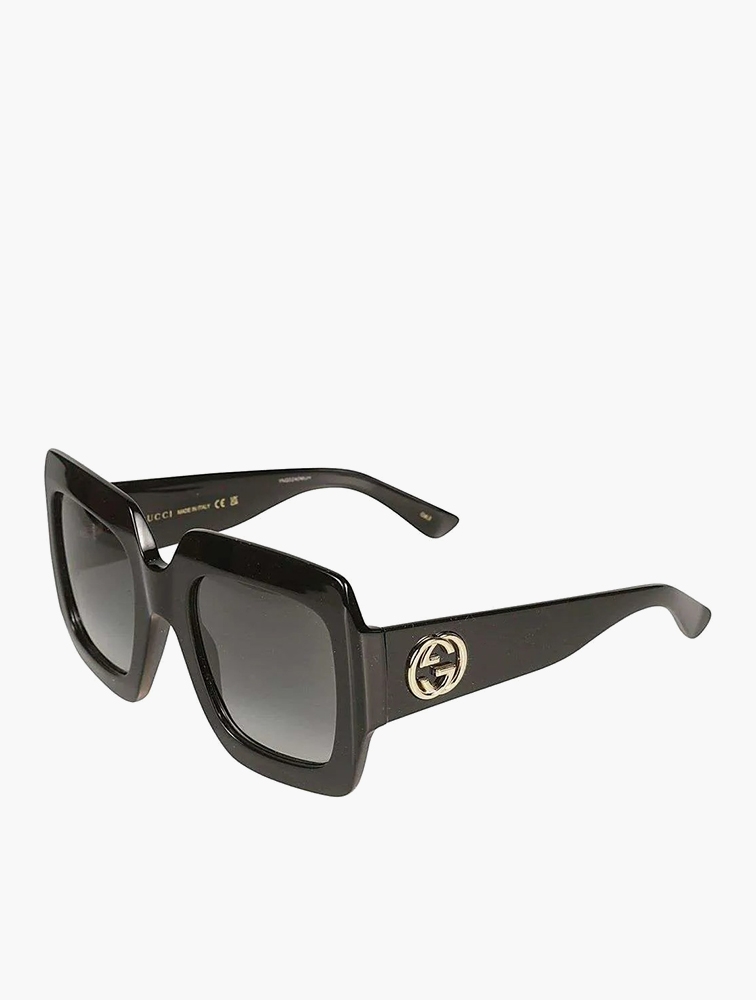 Black square gucci sunglasses outlet